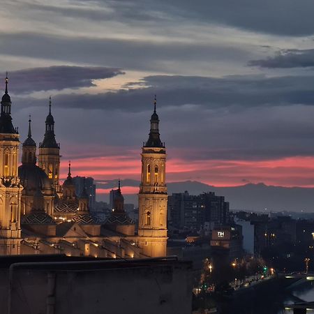Apartamento El Mirador Del Pilar - Parking Y Vistas A La Basilica Zaragoza Exterior foto